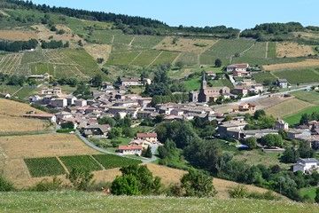 jullie village beaujolais countryside france